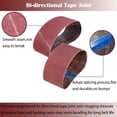 18 Pack 2-1/2 x 16 Inch Abrasive Sanding Belts Kit - 60 80 120 150 240 ...