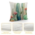 thumbnail image 4 of GOSMITH  Cactus Throw Pillow Covers Tropical Desert Succulent Plants Bonsai Pillowcases Decorative Square Cushion Cover for Home Sofa Live Room (Desert Succulent), 4 of 5