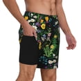 thumbnail image 3 of Fotbe Chamomile Men’s Swim Trunks Quick Dry Swim Shorts Board Shorts with Mesh Lining-Small, 3 of 9