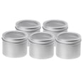 thumbnail image 2 of 5 Unids 100 Ml Contenedor de de Aluminio Crema para Arte de Uñas Macetas de Maquillaje Pequeñas con Tapas para DIY Artesanía Sunnimix Latas de cosméticos vacías, 2 of 8