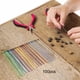 thumbnail image 3 of Cadena de cuentas de bolas,Conector de cadena de cuentas de bolas de metal 2 mm Manualidades de bricolaje,Cadenas para hacer joyería Cadena de bolas de 10 cm colorida,Llavero Llavero Etiqueta, 3 of 8