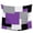 Purple, variant on Blue Grey Black Geometric Large Tapestry for Bedroom Wall Hanging Tapestry,Middle Century Modern Art Abstract Ceiling Backdrop Tapestries Poster Blanket Wall Decor for Living Room 86" x 104"