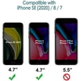 thumbnail image 2 of Silicone Case for iPhone SE 2nd Generation, iPhone 8 and iPhone 7, 4.7-Inch, Silky-Soft Touch Full-Body Protective Case, Shockproof Cover with Microfiber Lining (White), 2 of 7