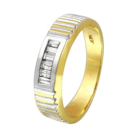 Foreli 0.27CTW 14K Two tone Gold Ring