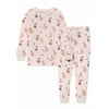 Burt's Bees Baby Baby Girl Pajamas, Tee and Pant 2-Piece PJ Set, 100% Organic Cotton