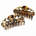 thumbnail image 6 of QinGoo Large Hair Claw Clip for Women Non-Slip Strong Hold Thick Long Hair Accessory, 1 Count, 3.94 Inch, Tortoise, 6 of 7