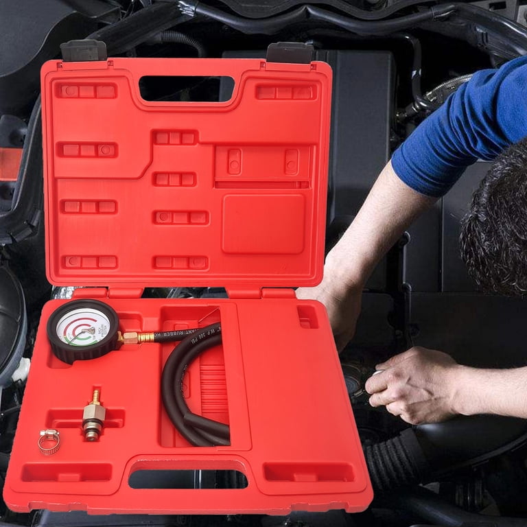 ZPAQI Diagnostic Tool Exhaust Back Pressure Tester Set Car Exhaust