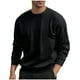 thumbnail image 2 of pstuiky Camisas para hombre de manga larga, Sudadera con capucha y cuello redondo de manga larga de color liso para hombre camisetas de hombre xl, 2 of 9