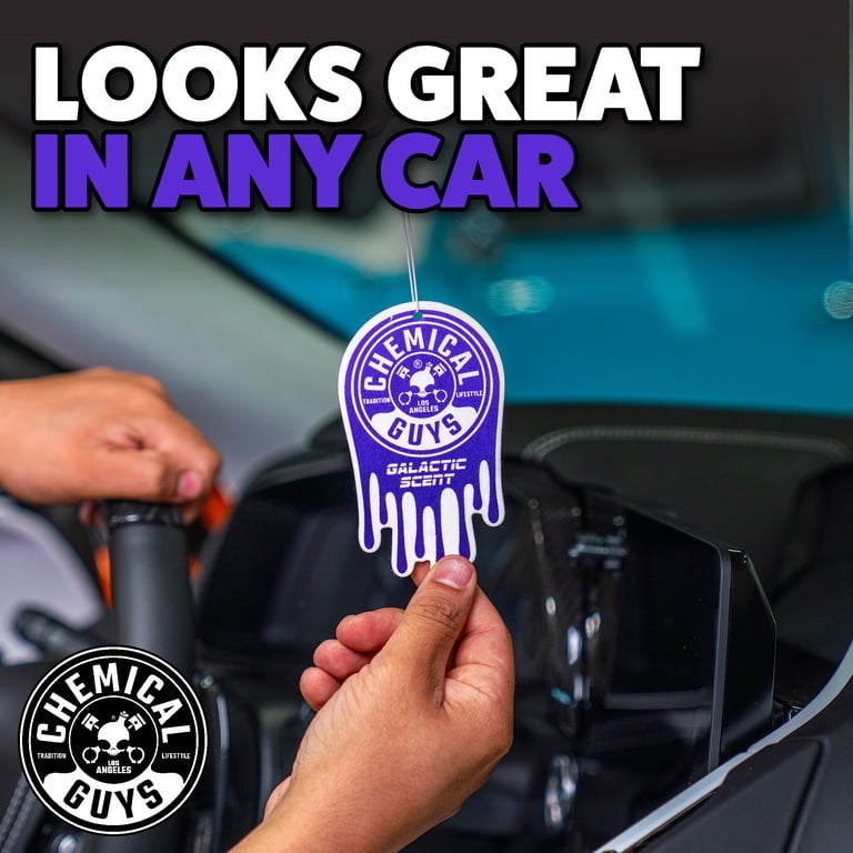 Chemical Guys Hanging Air Freshener, Galactic Scent, 3-pack