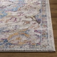 thumbnail image 3 of SAFAVIEH Bristol Waverly Traditional Polyester Area Rug, Blue/Light Grey, 6' x 9', 3 of 6