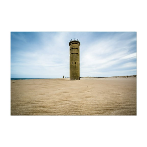 The WWII Obervation Tower - Rehoboth Beach Delaware Photography Unframed Wall Art Print 5 x 7 inches