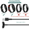 thumbnail image 2 of MYKOMI Charger for Fitbit Inspire 2 / Fitbit Ace 3, Replacement USB Charging Cable Cord for Fitbit Inspire 2, Ace 3 Fitness Tracker [3.3ft/1m], 2 of 6