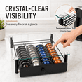 thumbnail image 6 of Eastsign Glass Coffee Pod Drawer for Nespresso Vertuo, 40-Capsule, Black, 6 of 8