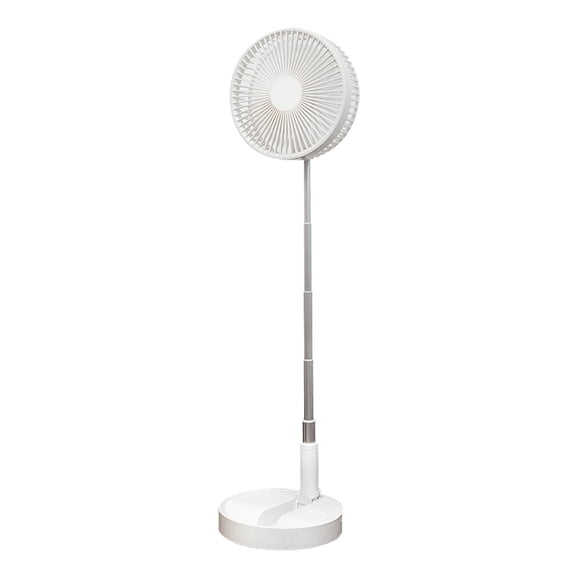 Portable Standing Fan Battery Rechargeable Up/Down Adjustable Stretching USB Desktop Fan for Bedroom Dorm