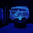 thumbnail image 1 of Luz nocturna LED 3D que cambia de color para niños con acrílico, 1 of 1