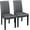 Dark Gray, variant on XgoodX Dining Chairs Set of 2 Faux Leather Modern Dining Room Chairs with Rubberwood Legs and Padded Seat for Kitchen/Living Room/Restaurant, Dark Gray