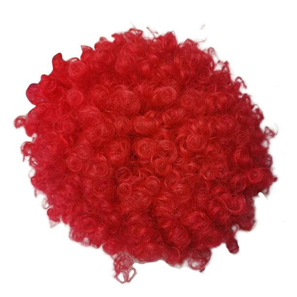 Peluca colorida rizada Soidarity para cosplay de payaso divertido accesorios de disfraz carnaval Halloween