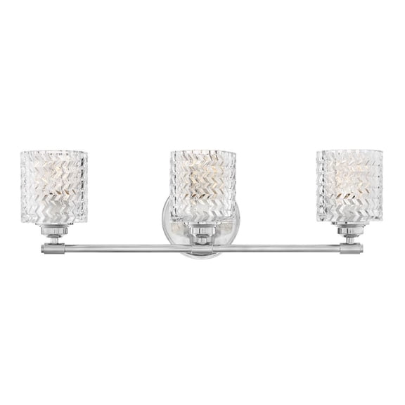 Hinkley Lighting - Three Light Bath - Elle - 3 Light Bath Vanity in Traditional