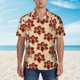 thumbnail image 2 of Balery Thanksgiving Sketch Turkey Camisas hawaianas de manga corta para hombre, camisas playeras de corte holgado, camisas de vacaciones con botones,XX-Large, 2 of 7