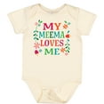 thumbnail image 3 of Inktastic My Meema Loves Me Girls Girls Baby Bodysuit, 3 of 5