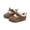 Brown, variant on RXMEKW Children's Shoes for Girls with Fleece Lining and Bow Detail, Winter Warm Boken Style Casual Footwear for Toddlers and Kids in Multiple Colors