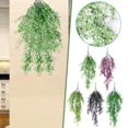 thumbnail image 2 of Plantas artificiales de enredaderas para colgar en la pared, hojas de ratán, ramas, decoración de hojas, fiesta, plástico falso, hogar, planta verde para exteriores, Gard A7F1, 2 of 6