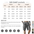 thumbnail image 2 of JULMCOMO Cargo Shorts for Men Cotton Linen Drawstring Relaxed Fit Casual Outdoor Summer Work Shorts with Multi Pockets Khaki 3XL, 2 of 4