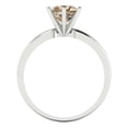 thumbnail image 4 of Solitaire Engagement Ring for Women - 1ct Yellow Moissanite in 18K White Gold Promise Ring, 4 of 6