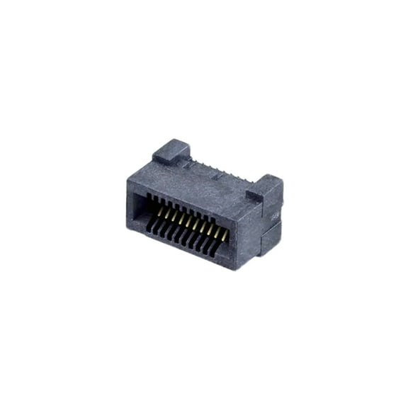 HSEC8-110-01-S-DV-A-K-TR Connector 20 Position Female Non Specified - Dual Edge Gold 0.031 (0.80mm) Black