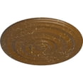 thumbnail image 3 of 29 1/8"OD x 1 1/2"P Carton Smooth Ceiling Medallion (Fits Canopies up to 9 1/8"), Hand-Painted Smokey Topaz Crackle, 3 of 6