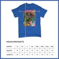 thumbnail image 5 of Tee Hunt Dean Russo Colorful Parrot T-Shirt Exotic Bird Beak Feather Men's Tee, Blue, Large, 5 of 5