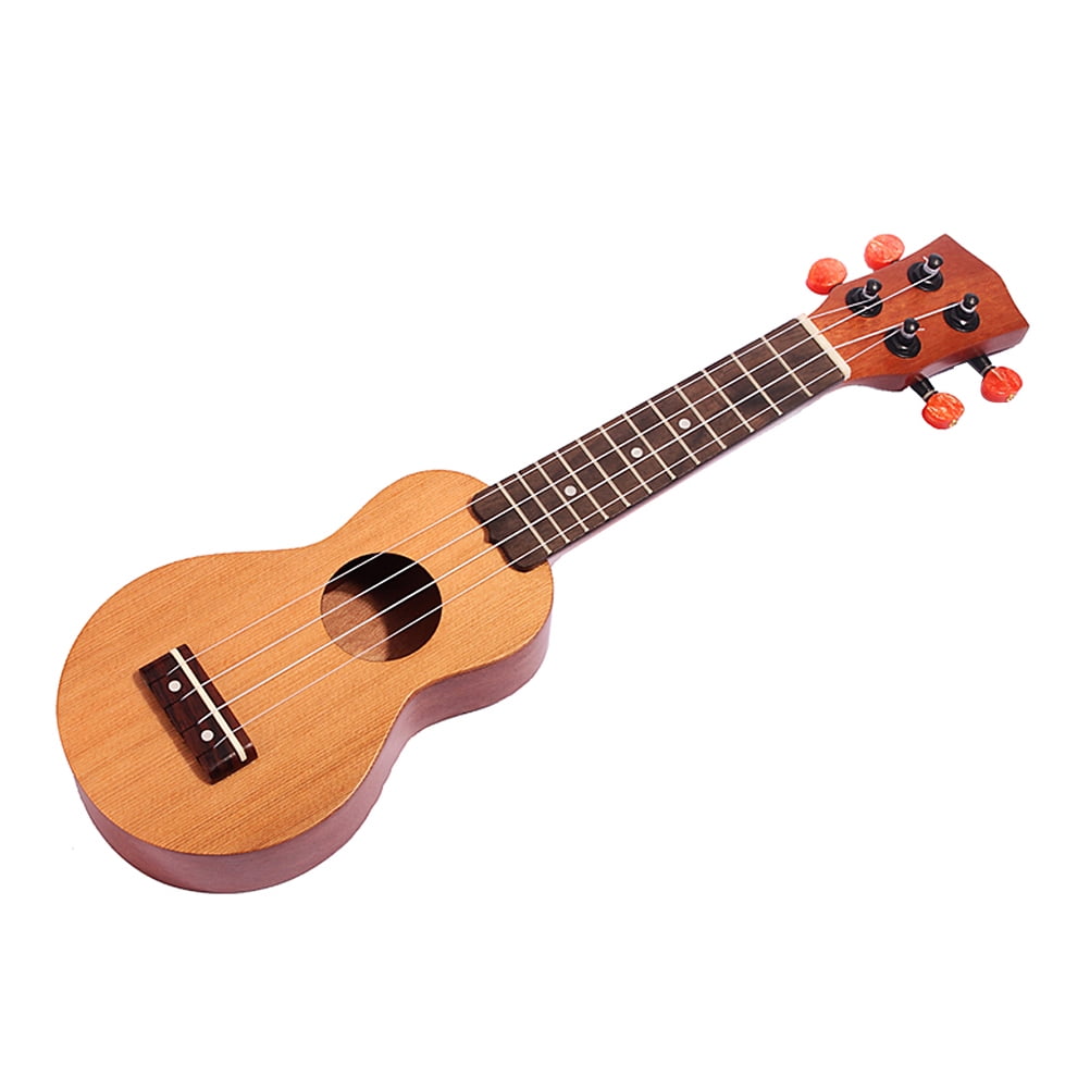 Raindrops Travel Ukulele Brown Wood with Solid Spruce Top and Sapele Sides Compact Portable Instrument