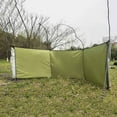 thumbnail image 3 of Splihome Outdoor Windscreen Portable Windshield Privacy Screen For Camping Picnic Bbq green（no pole）, 3 of 9