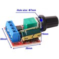 thumbnail image 4 of mini controladores de velocidad de motor, reguladores de velocidad PWM, interruptores PWM ajustables DC 5V-35V 5A, interruptores de velocidad variable 6V 12V 24V con luces indicadoras LED, 4 of 5
