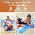 thumbnail image 4 of Starfish Beach Towel with Hood, Microfiber Hooded Swim Towel Poncho, Sand-Free Hooded Towel for Kids and Adults, 4 of 4