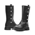 thumbnail image 2 of Bota Larga Yuyin para niña Comoda Casual Antiderrapante Moda negro 18.5, 2 of 6
