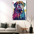 thumbnail image 5 of Neapolitan Mastiff Dog Wall Art Cute Animal Decor for Kid's Bedroom, Home Office Conversational Piece, Bathroom Decor, Gifts for Dog & Beach Lover, Baby Shower, Birthday, Hang Ready, 5 of 6