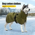thumbnail image 3 of Double Layer Dog Winter Jacket Waterproof Windproof Reflective Adjustable Warm Coat for Small Medium Large Dogs, 3 of 13