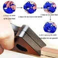thumbnail image 3 of Chamfer Plane for Wood Woodworking Edge Corner Plane Hand Planer Tool with 7 types of Cutter Heads Woodworking Tools for Professional Woodworkers and Beginners (blue), 3 of 14