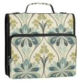 thumbnail image 5 of FORMRS Zipper Binder with Shoulder Strap 2-inch Ring 500 Sheet Capacity File Bag, Beige Floral Pattern, 5 of 5