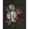 thumbnail image 3 of Unknown 20x24 Black Modern Framed Museum Art Print Titled - Dramatic Bouquet I, 3 of 5