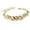 Gold, variant on Ayyufe Gold Bangle Bracelets Adjustable Golden Leaves Rhinestone Bracelets Elegant Leaf Bangle for Women