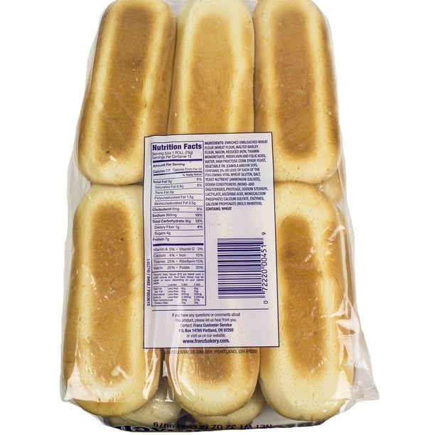 Does Franz Hot Dog Buns Nutrition Facts Reveal Healthy Choices?