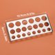 thumbnail image 5 of Tapa de tintas Soporte Soporte Soporte de acero inoxidable Pigmento Contenedores Soporte Soporte Soporte de rack Skin Herramienta de belleza Cosmetic Supplies 21 Agujeros Inevent CE001205-00, 5 of 7