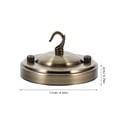 thumbnail image 2 of HAMPPLIES Pendant Lamp Base Elegant Design Ceiling Light Canopy Metal Round 1Pcs, 2 of 6