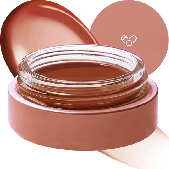 AOU GLOWY TINT BALM Bálsamo labial teñido con brillo natural hidratación instantánea para labios agrietados 0.12 oz (05 bálsamo de chocolate)