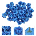 thumbnail image 2 of 50 Blue Faux Silk Stapelia Flower Heads for Home Garden Party Wedding Decoration, 2 of 6