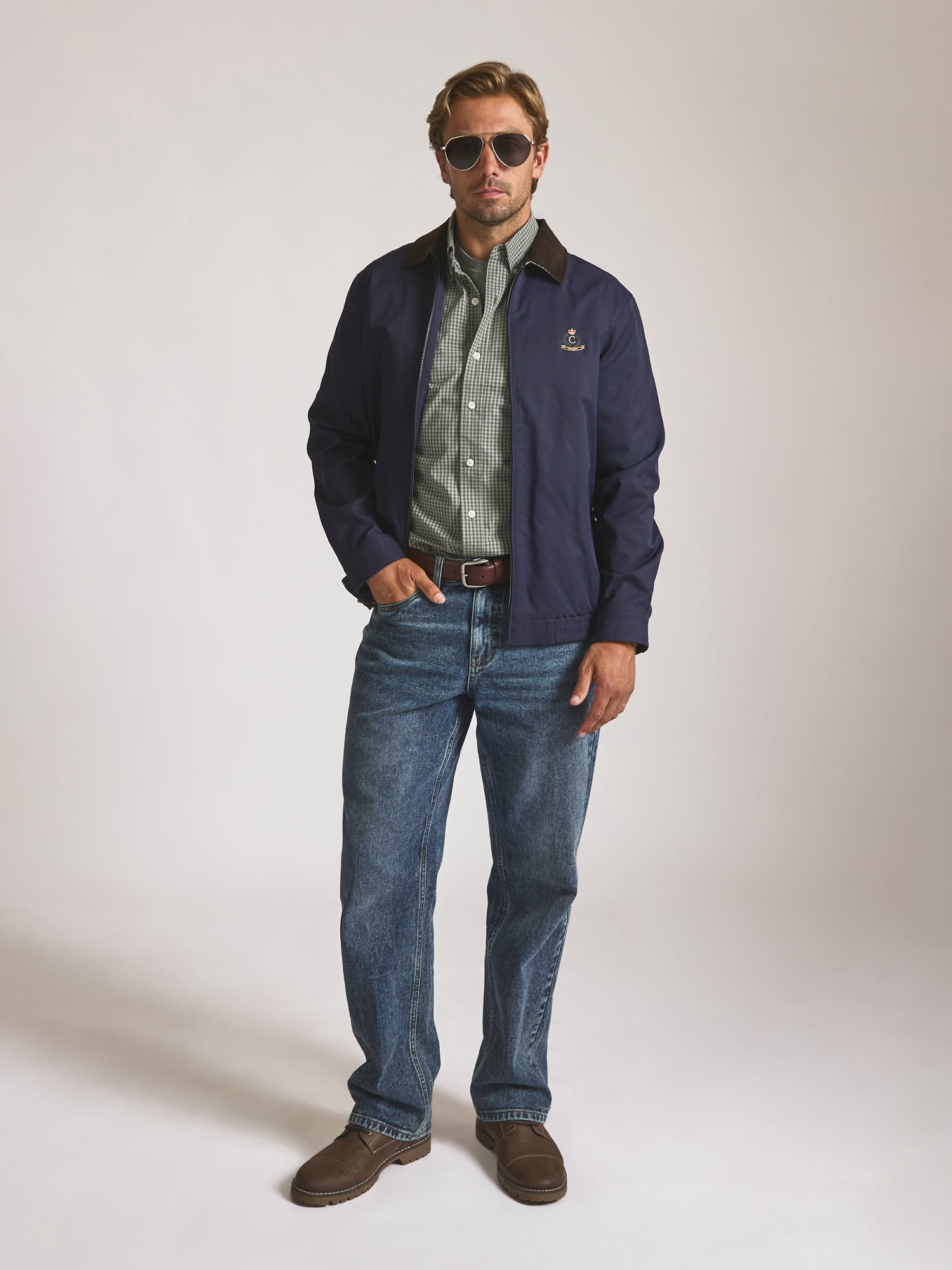 Chaps Men’s and Big Men’s Easy Care Long Sleeve Shirt, Sizes S–2XL