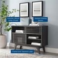 thumbnail image 7 of Modway Render Modern Style Particleboard Wood Display Stand in Charcoal, 7 of 7