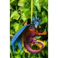 thumbnail image 6 of Holiday Festive Spirit Jingle Bells Rainbow Dragon Christmas Hanging Ornament, 6 of 6